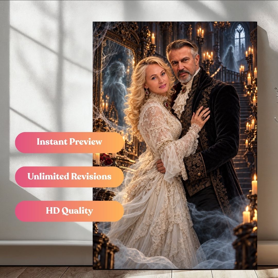 The Victorian Ghost Lovers Portrait