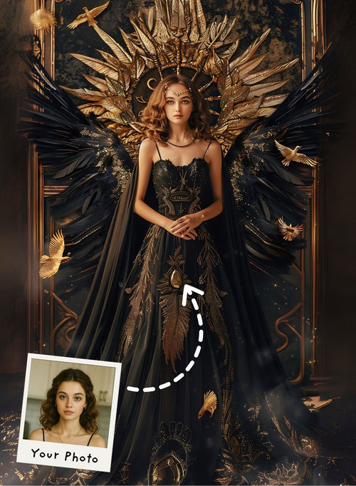 Black Bird Queen Portrait