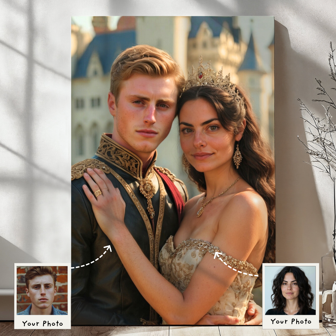 Majestic Royal Couple Portrait