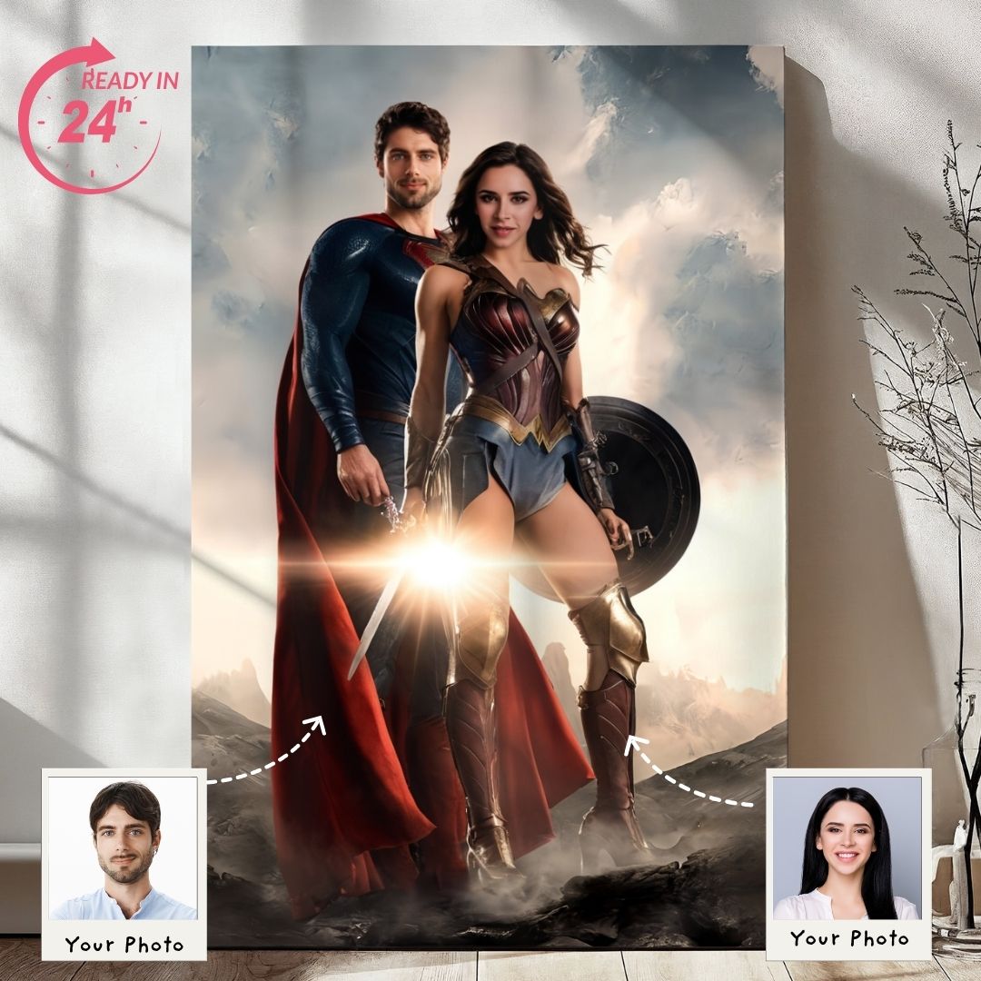 Super Wonder Couple Portrait