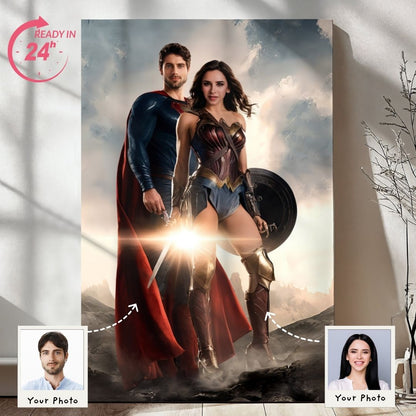 Super Wonder Couple Portrait
