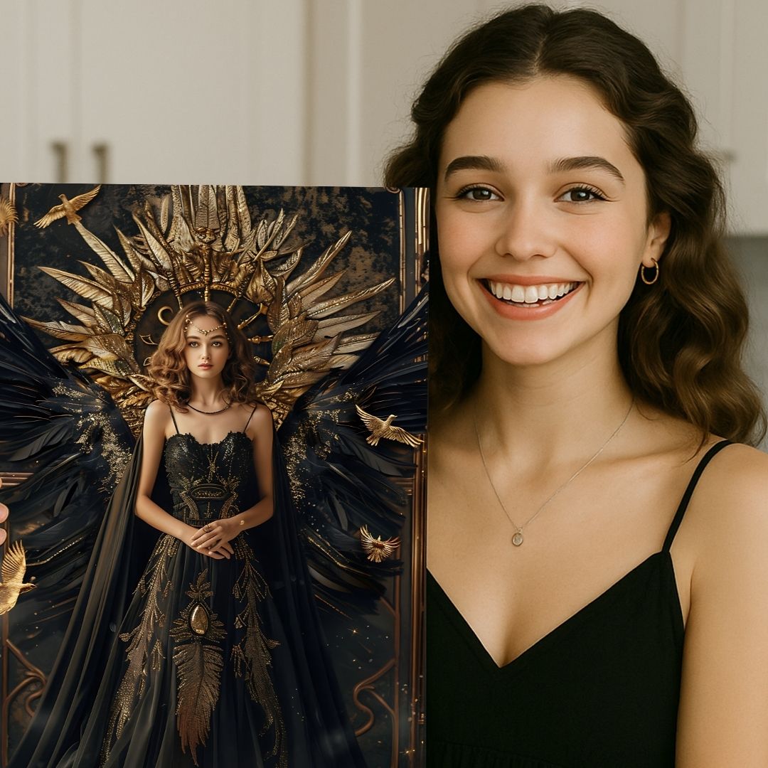 Black Bird Queen Portrait