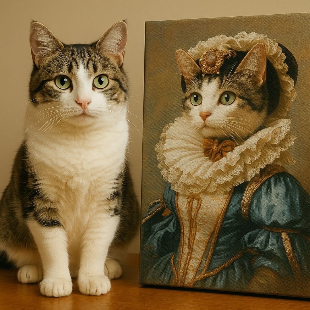 Renaissance Royal Pet Portrait