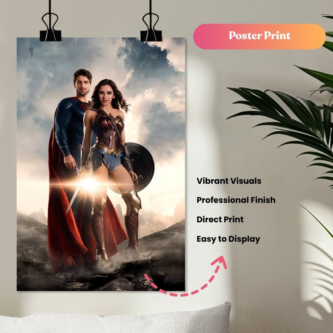 Super Wonder Couple Portrait