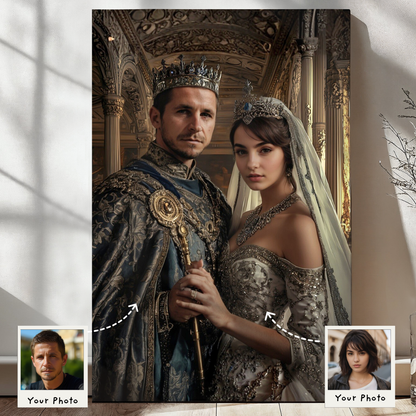 Dark Throne Couple Portrait