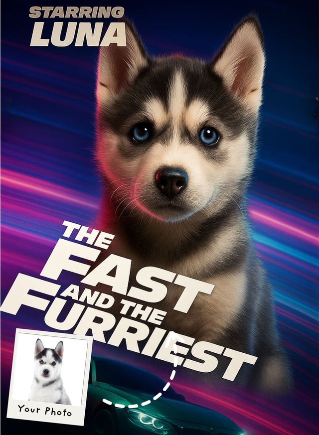 The Fast And The Furriest Portrait