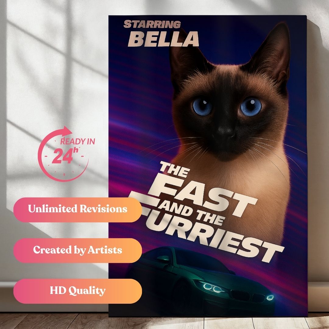The Fast And The Furriest Portrait