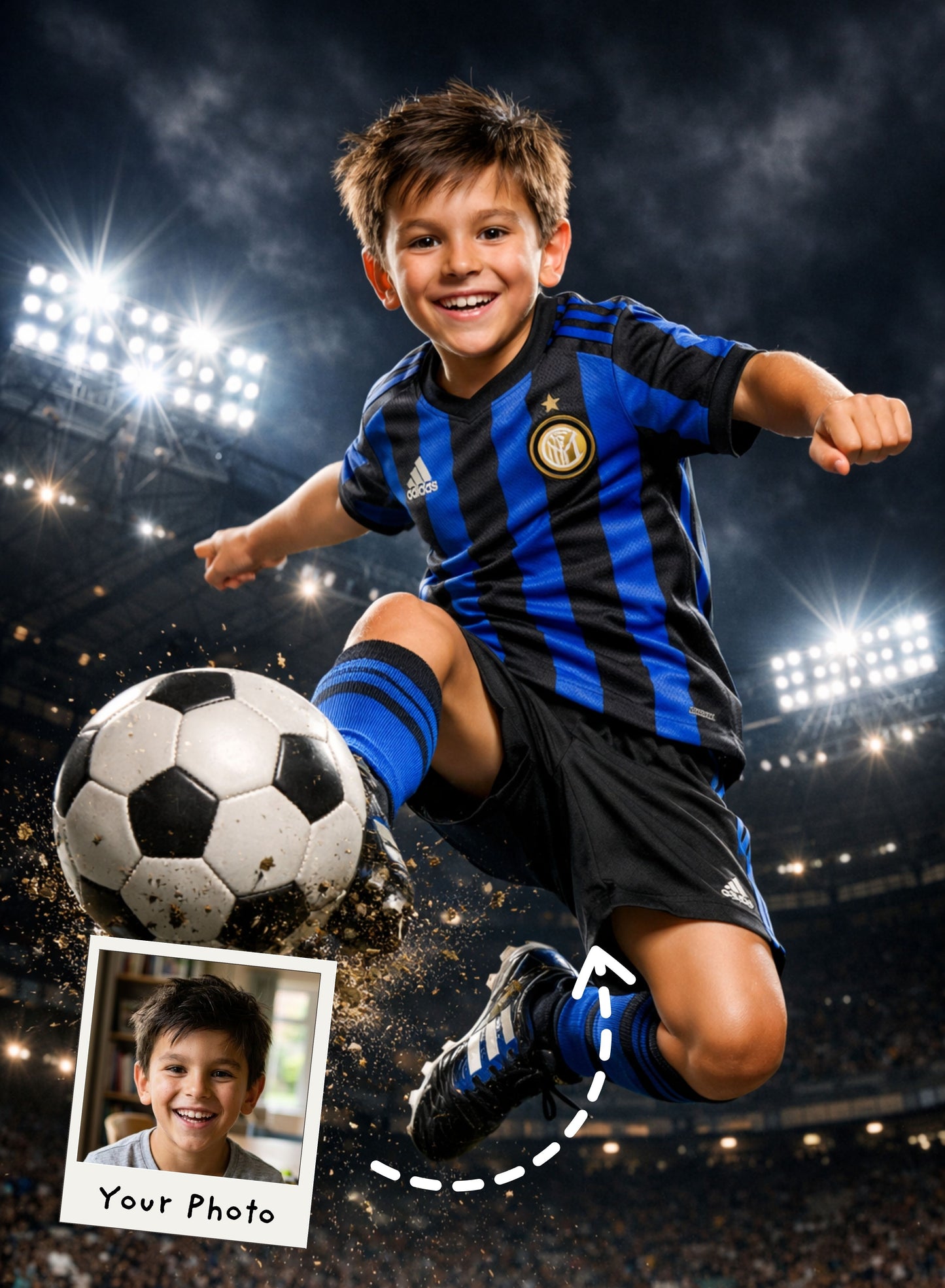 The Young Football Ace Portrait