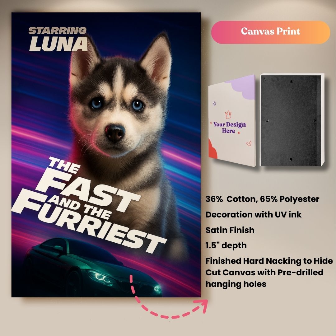 The Fast And The Furriest Portrait