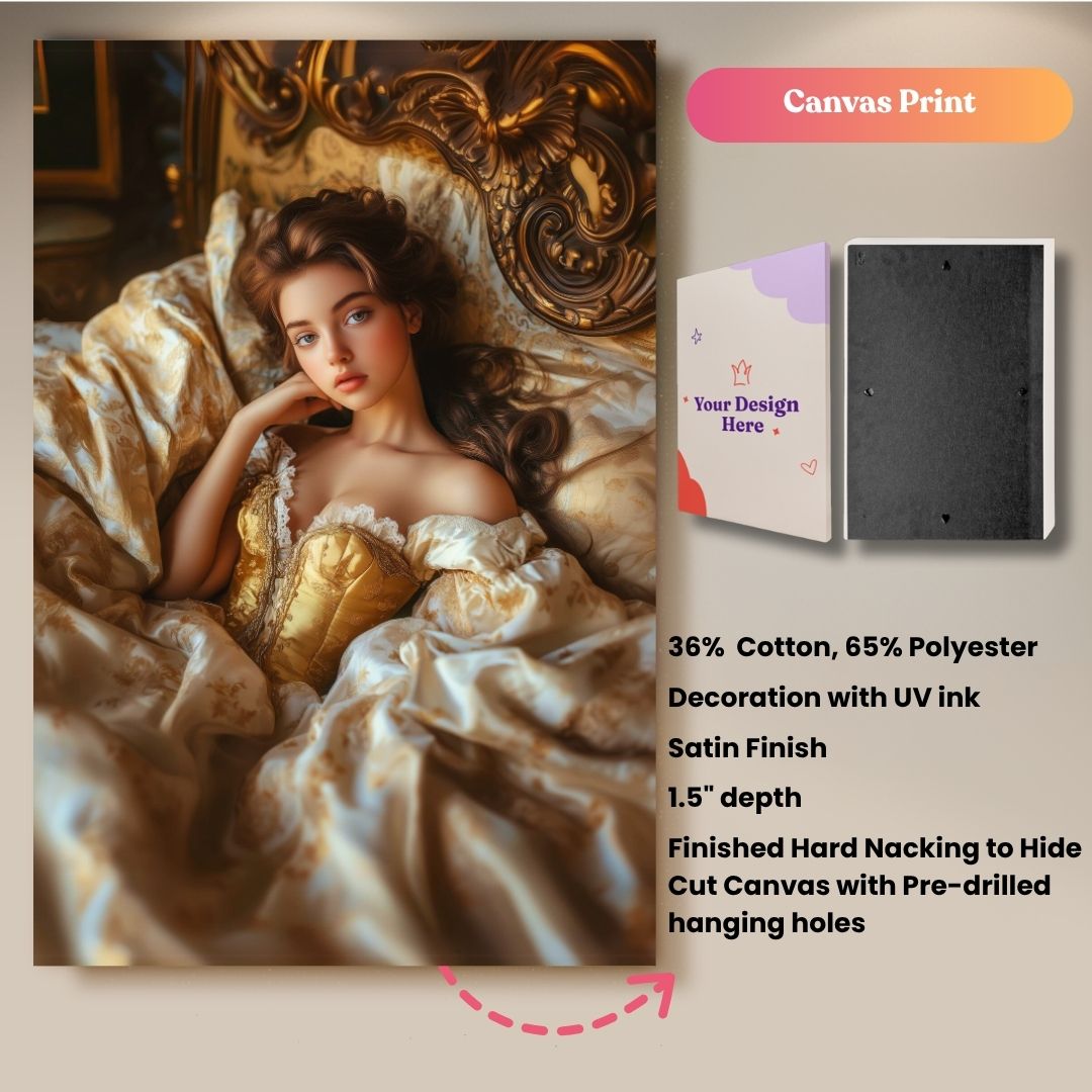 Golden Belle Princess Portrait