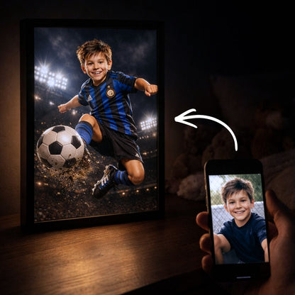 The Young Football Ace Portrait