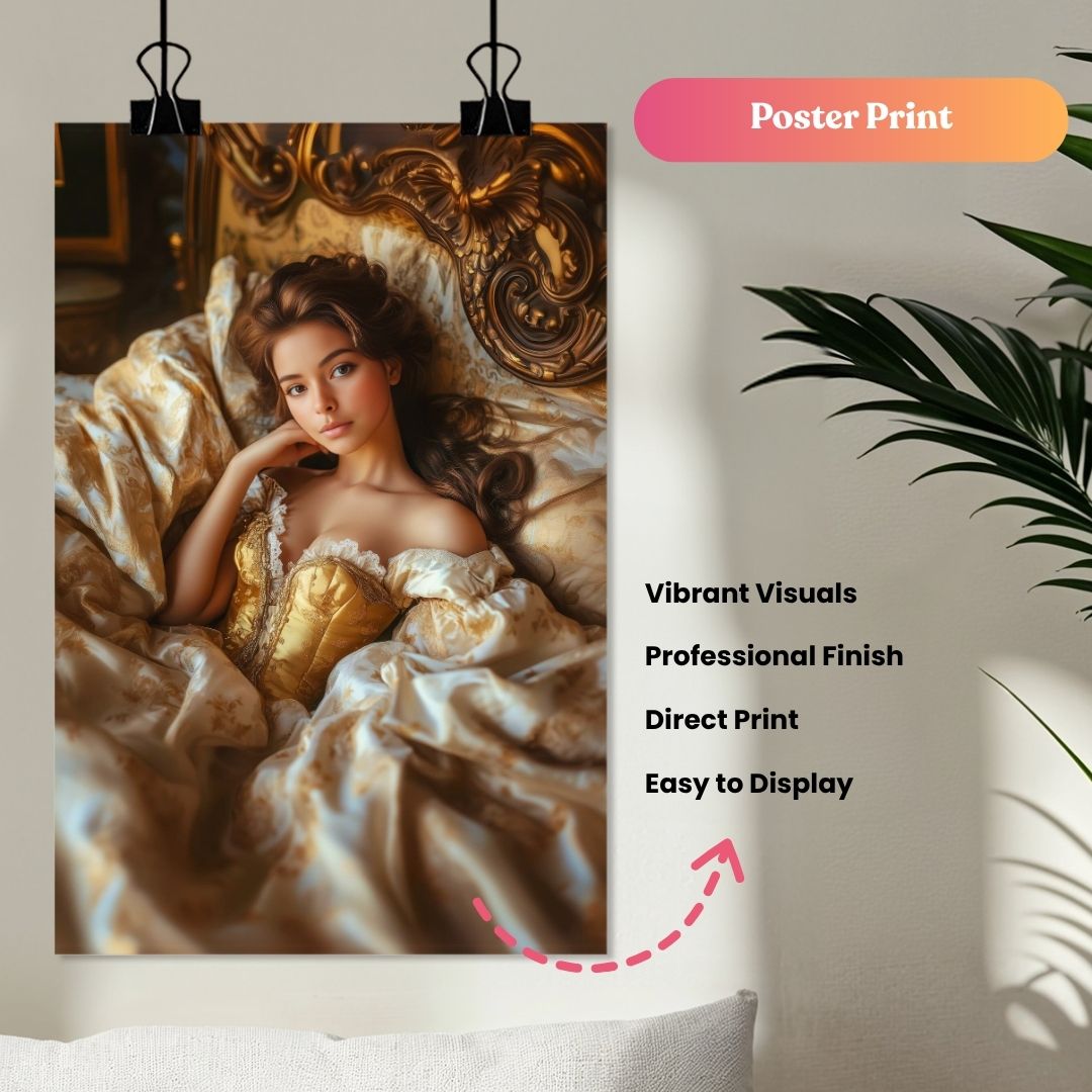 Golden Belle Princess Portrait
