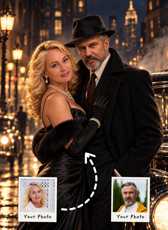 The Dark Hollywood Noir Portrait