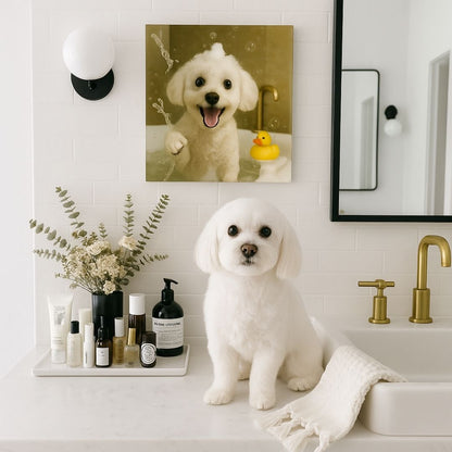 Splish Splash Paws Portrait