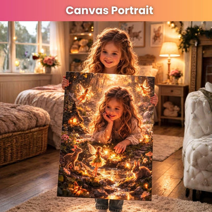 Fairy Light Princess Portrait