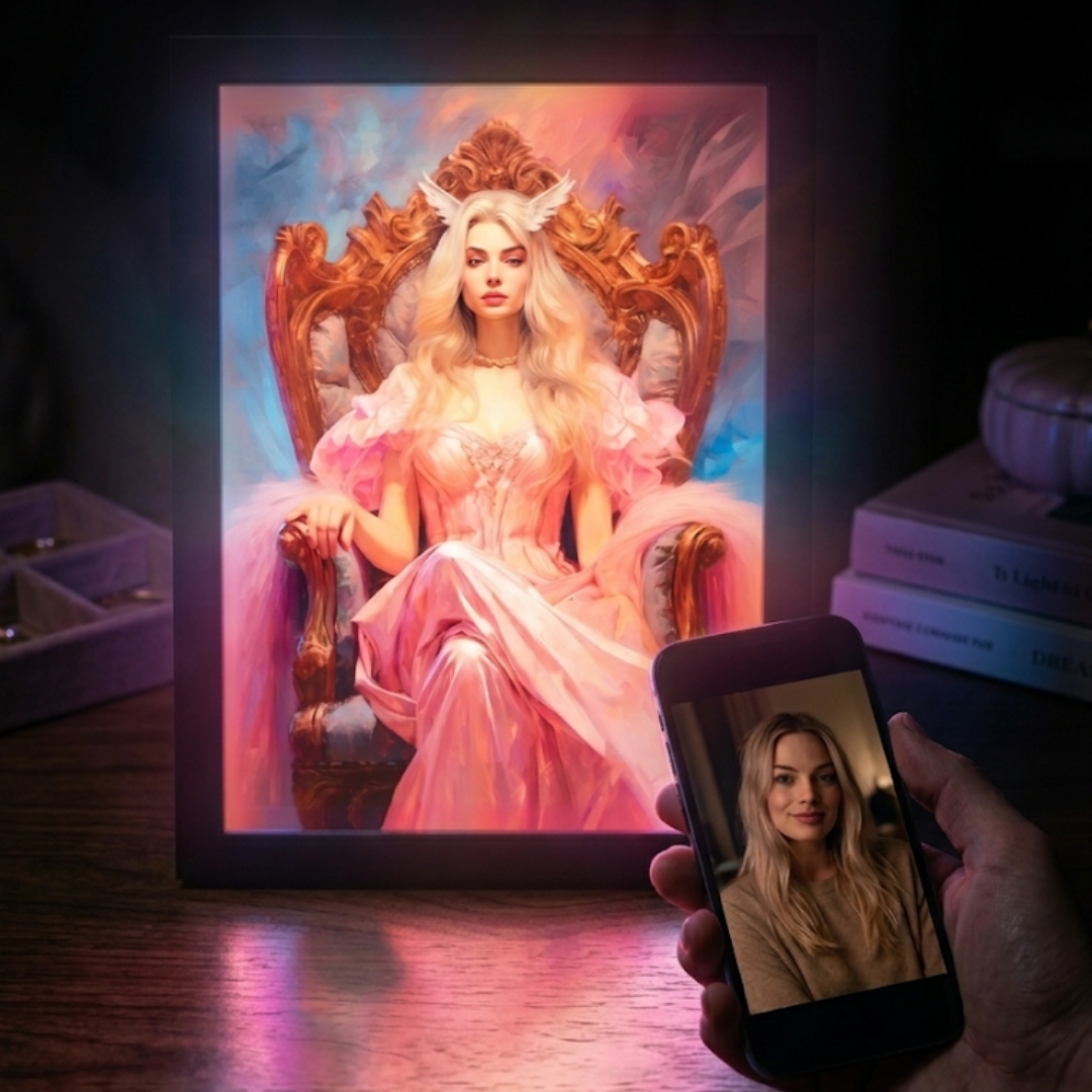 Dreamy Unicorn Princess Portrait