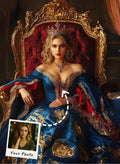 Blue Ice Queen Portrait