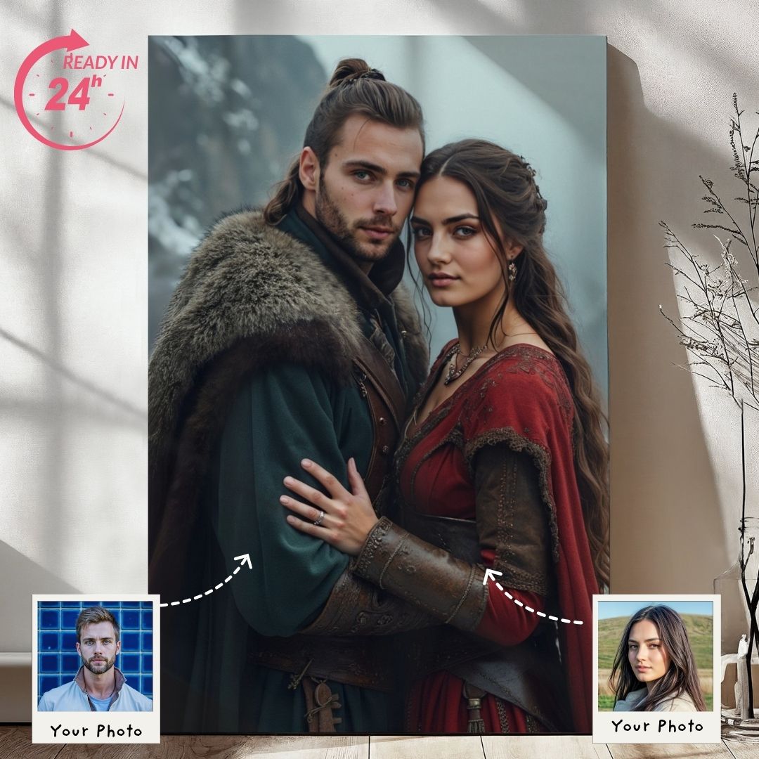 The Eternal Winter Couple Portrait