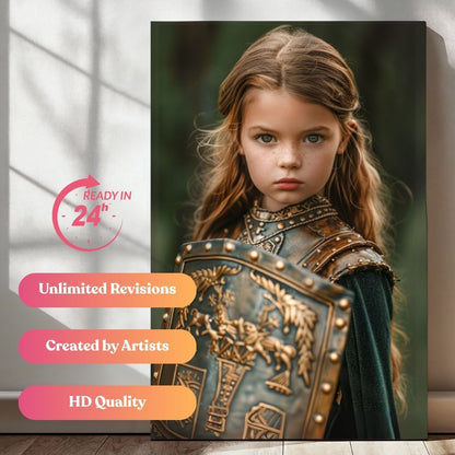 Brave Warrior Princess Portrait