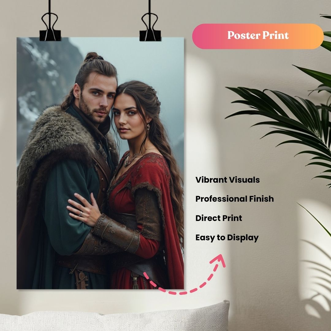 The Eternal Winter Couple Portrait