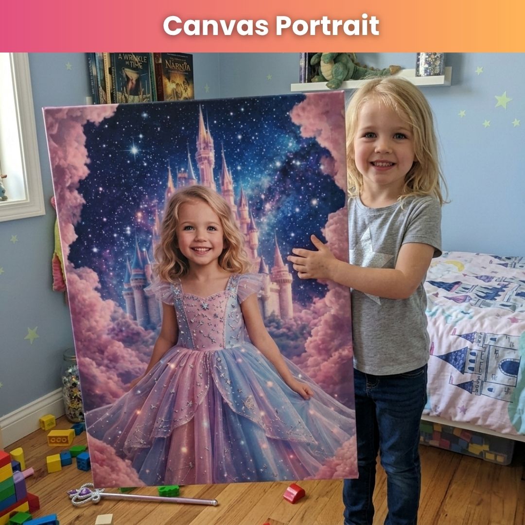 Pastel Rainbow Princess Portrait