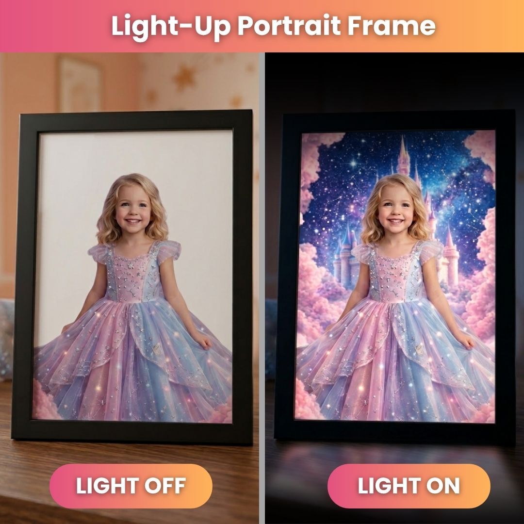 Pastel Rainbow Princess Portrait