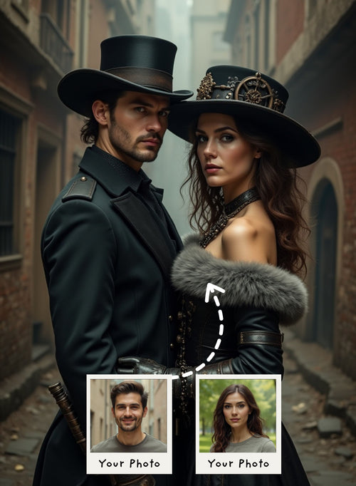 Boss & Beauty Couple Portrait