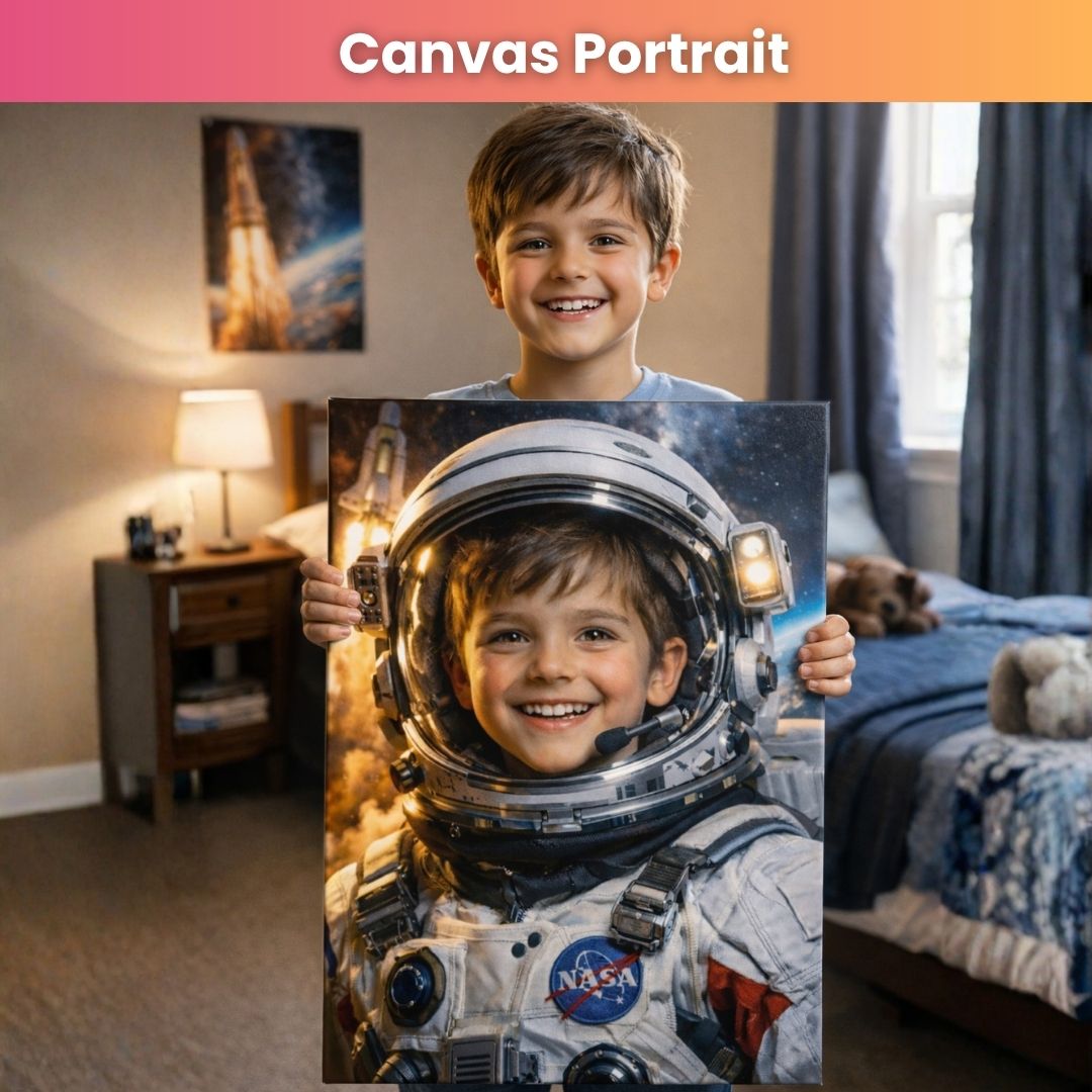 The Astronaut Explorer Portrait