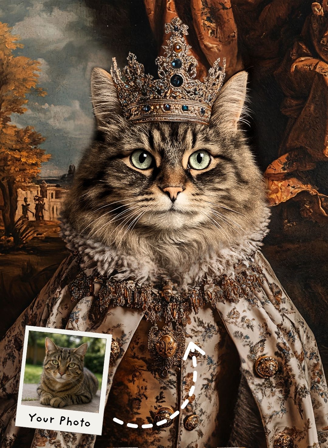 Majestic Sovereign of Silken Paws Portrait