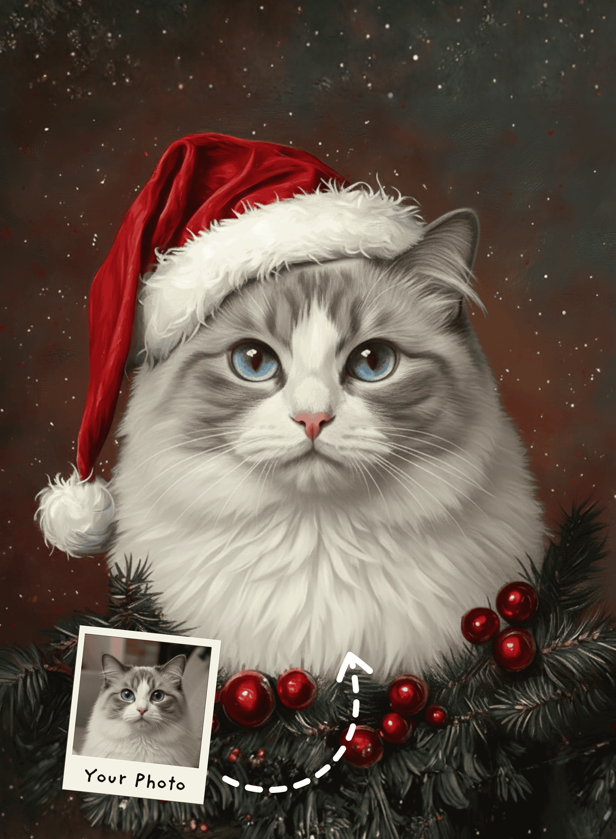 Santa Paws Portrait