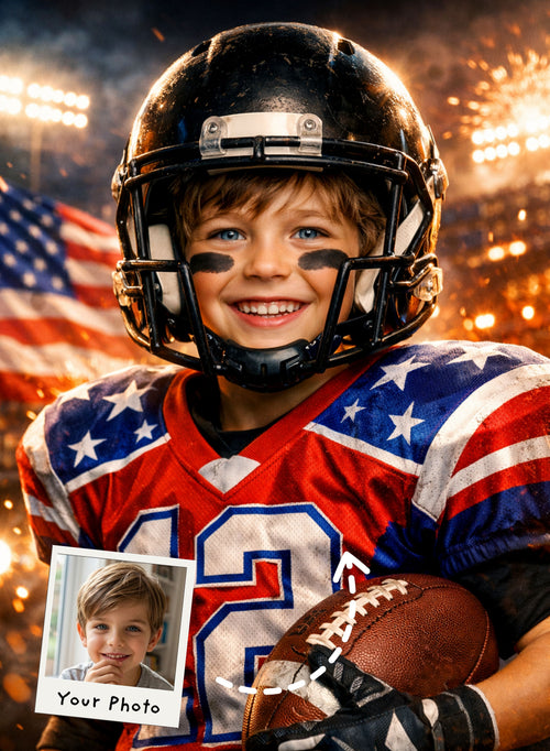 The Rugby Warrior in Action Portrait