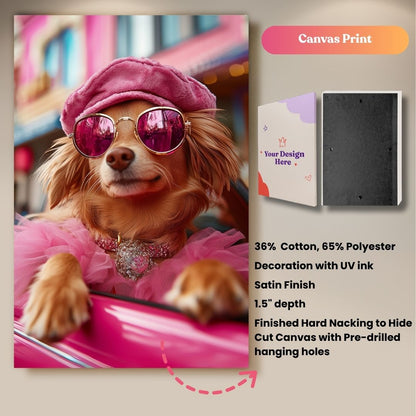 Pawsh in Pink Portrait