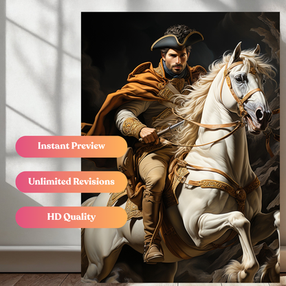 Horserider Prince Portrait