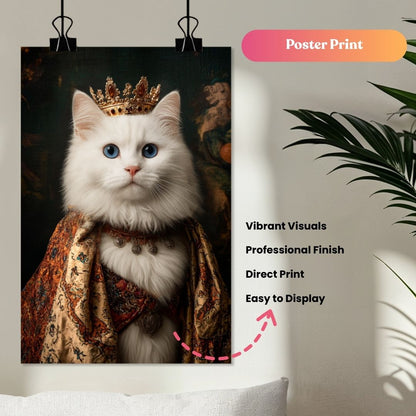 Emperor of Paws and Patterns Portrait