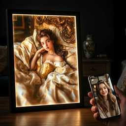 Golden Belle Princess Portrait