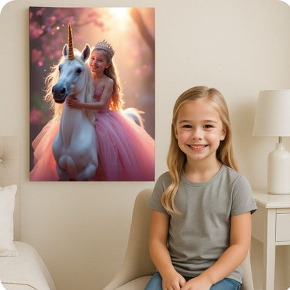 Ella’s Enchanted Unicorn Ride Portrait