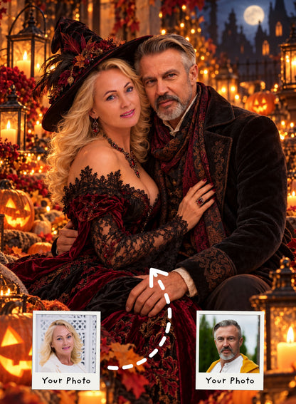 The Midnight Pumpkin Romance Portrait