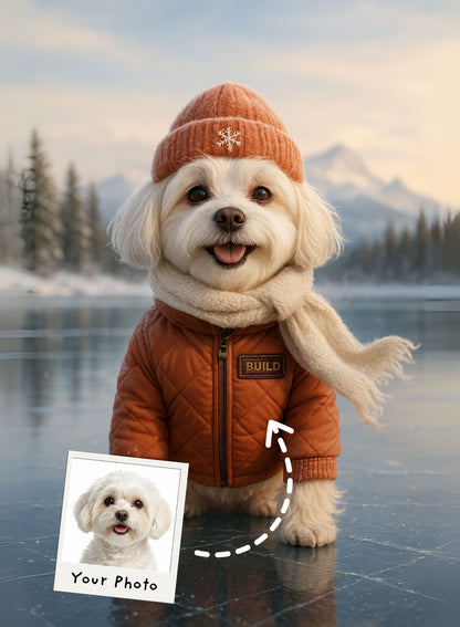 Chilly Pond Rink Pet Portrait