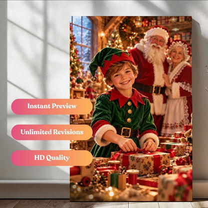 Santa’s Little Helper Portrait