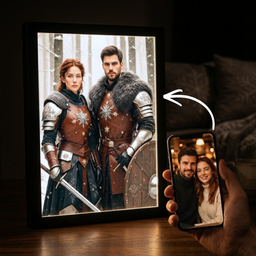 The Frost Warrior Couple Portrait