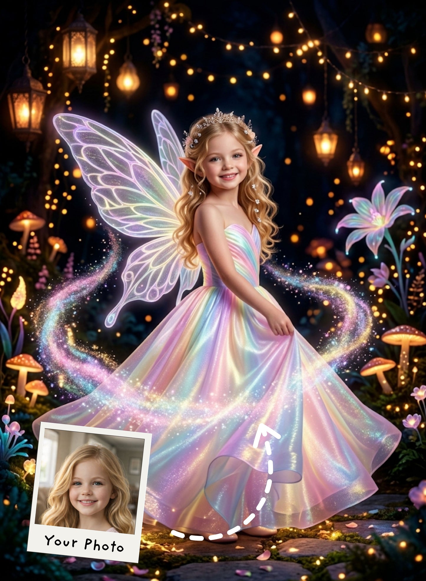 Butterfly Fairy Dust Princess Portrait