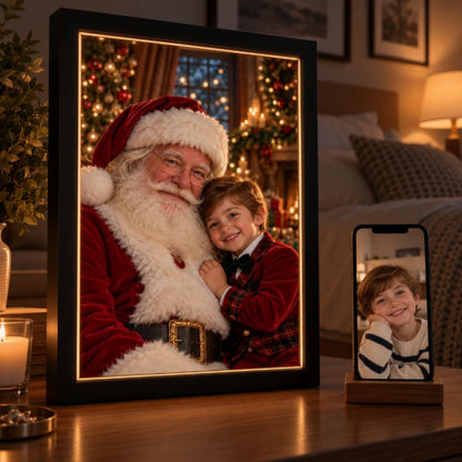 Santa’s Sweetest Precious Portrait