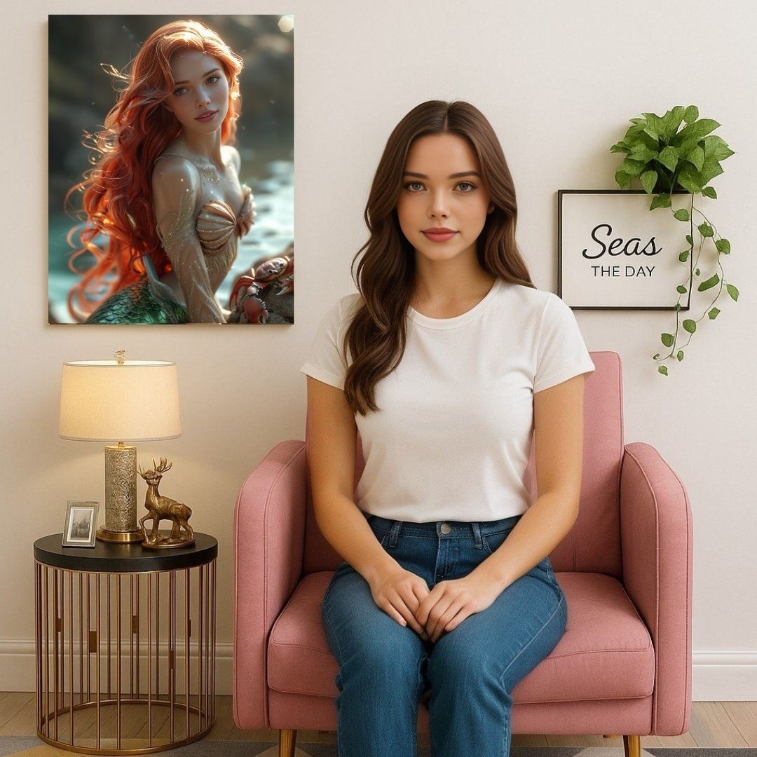 Red Hair Mermaid Portrait