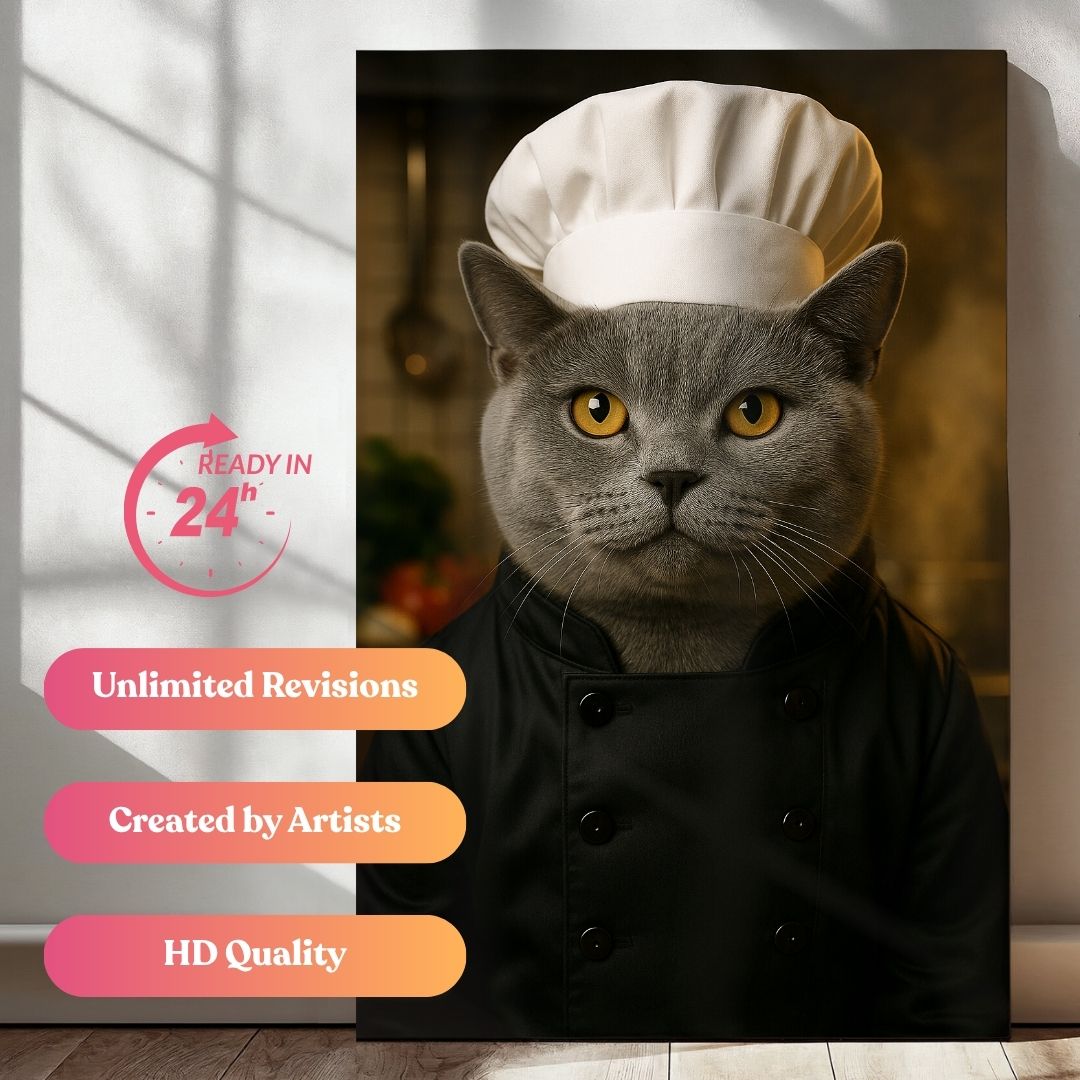 Fluffé the Chef Portrait