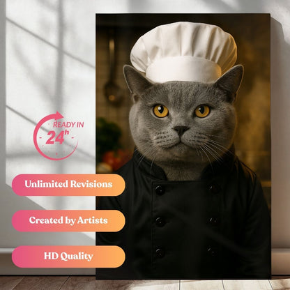 Fluffé the Chef Portrait
