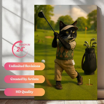 Pawfect Swing Portrait