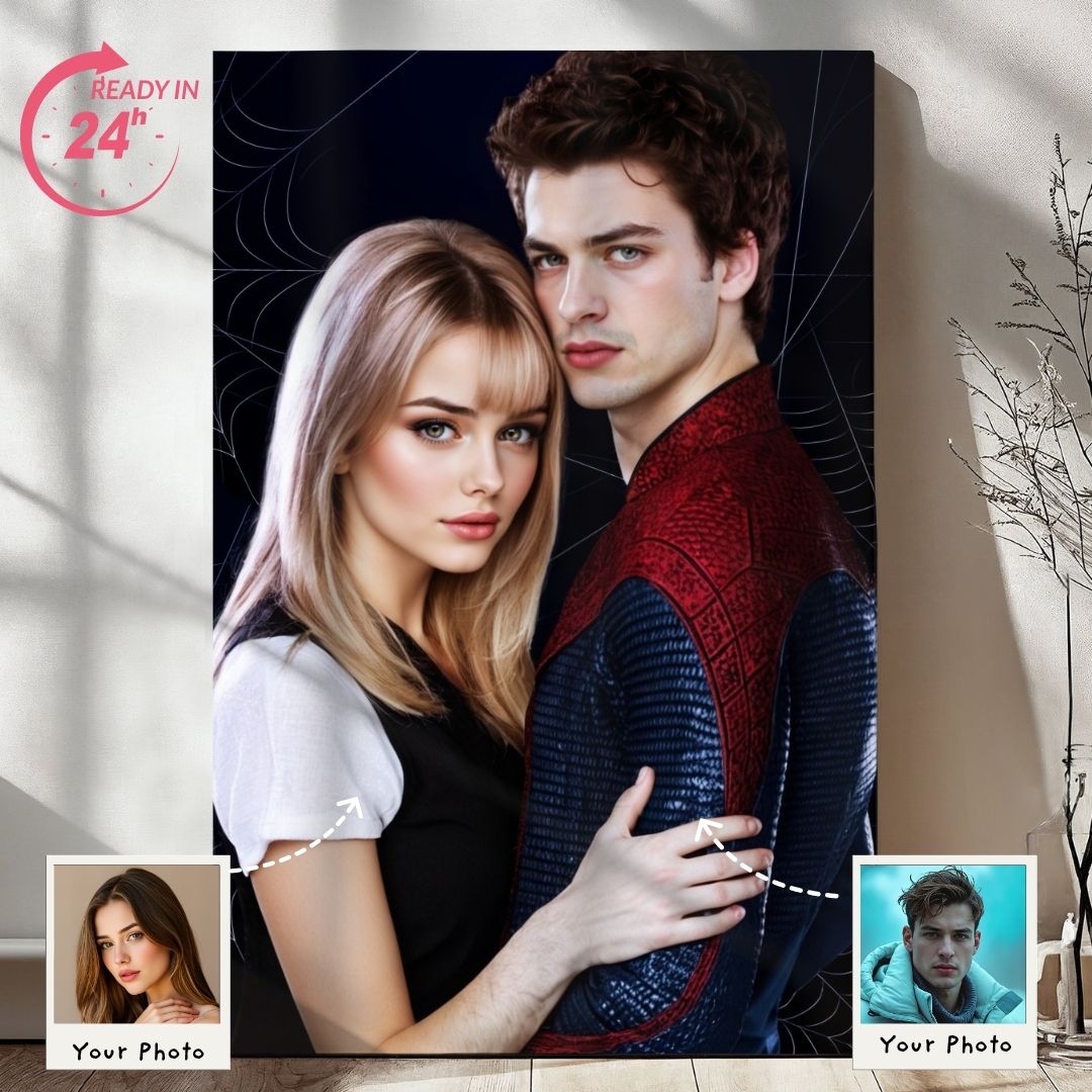 Spidey Love Story Couple Portrait
