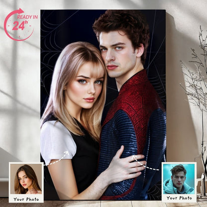 Spidey Love Story Couple Portrait