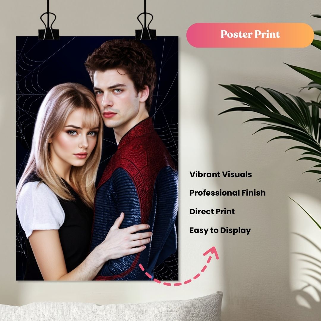 Spidey Love Story Couple Portrait