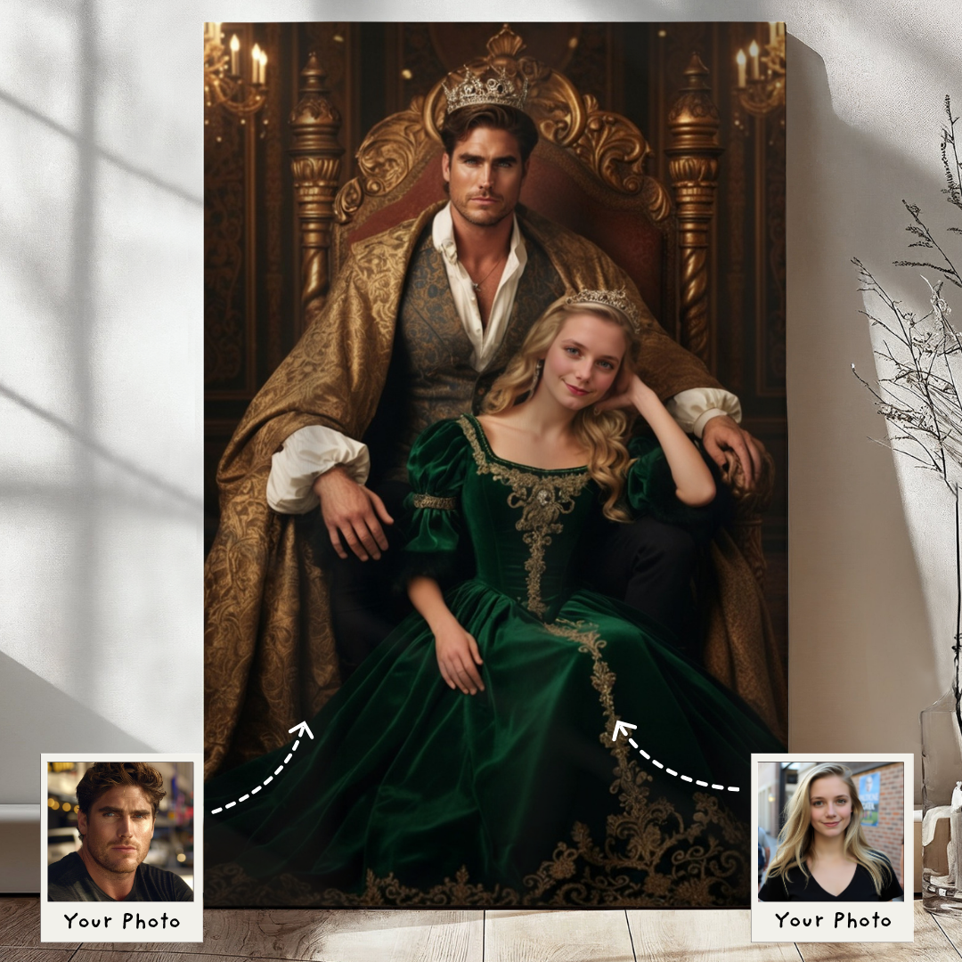 Lovers Beneath the Crown Portrait